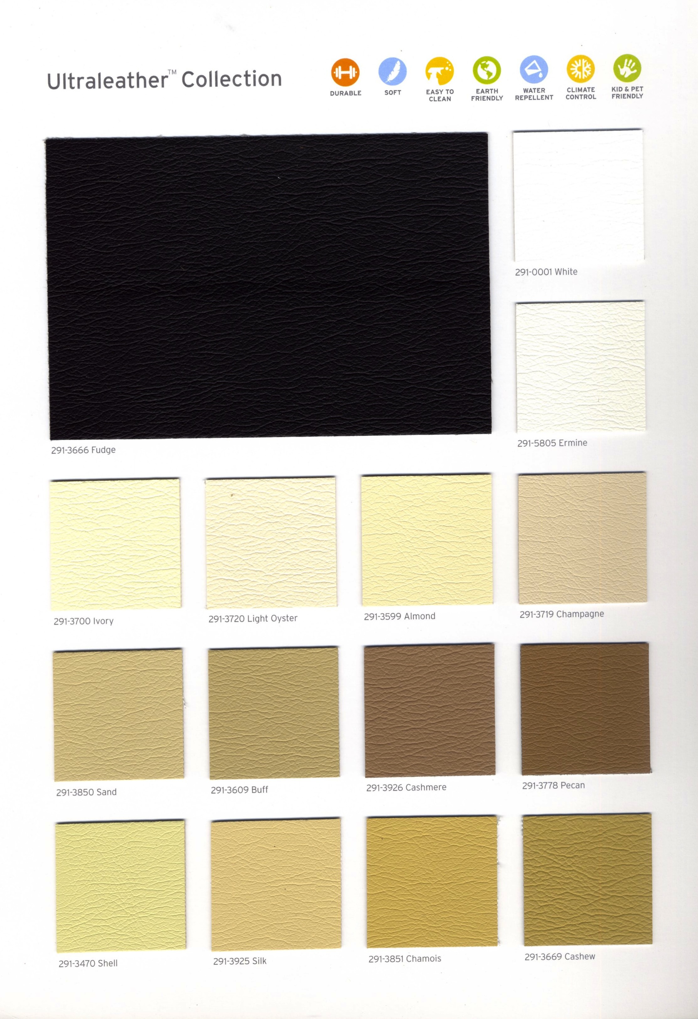 Ultraleather Color Chart