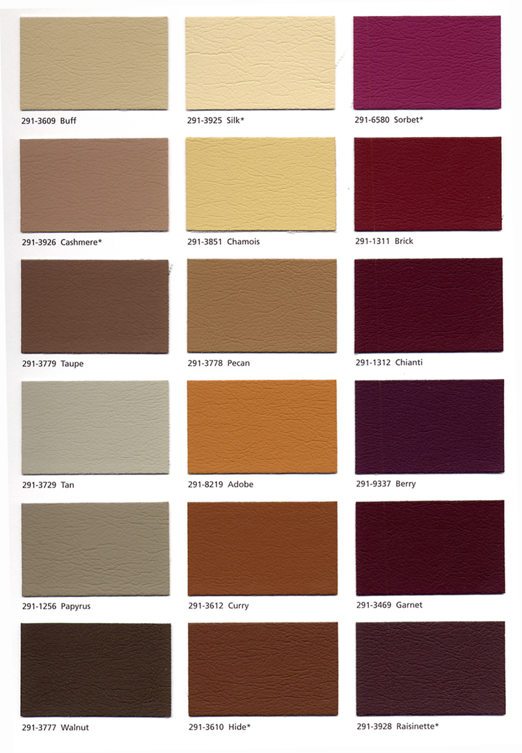 Ultraleather Color Chart